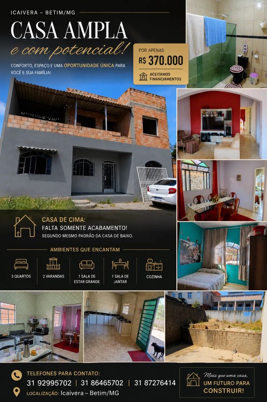 Casa 2 andar a venda