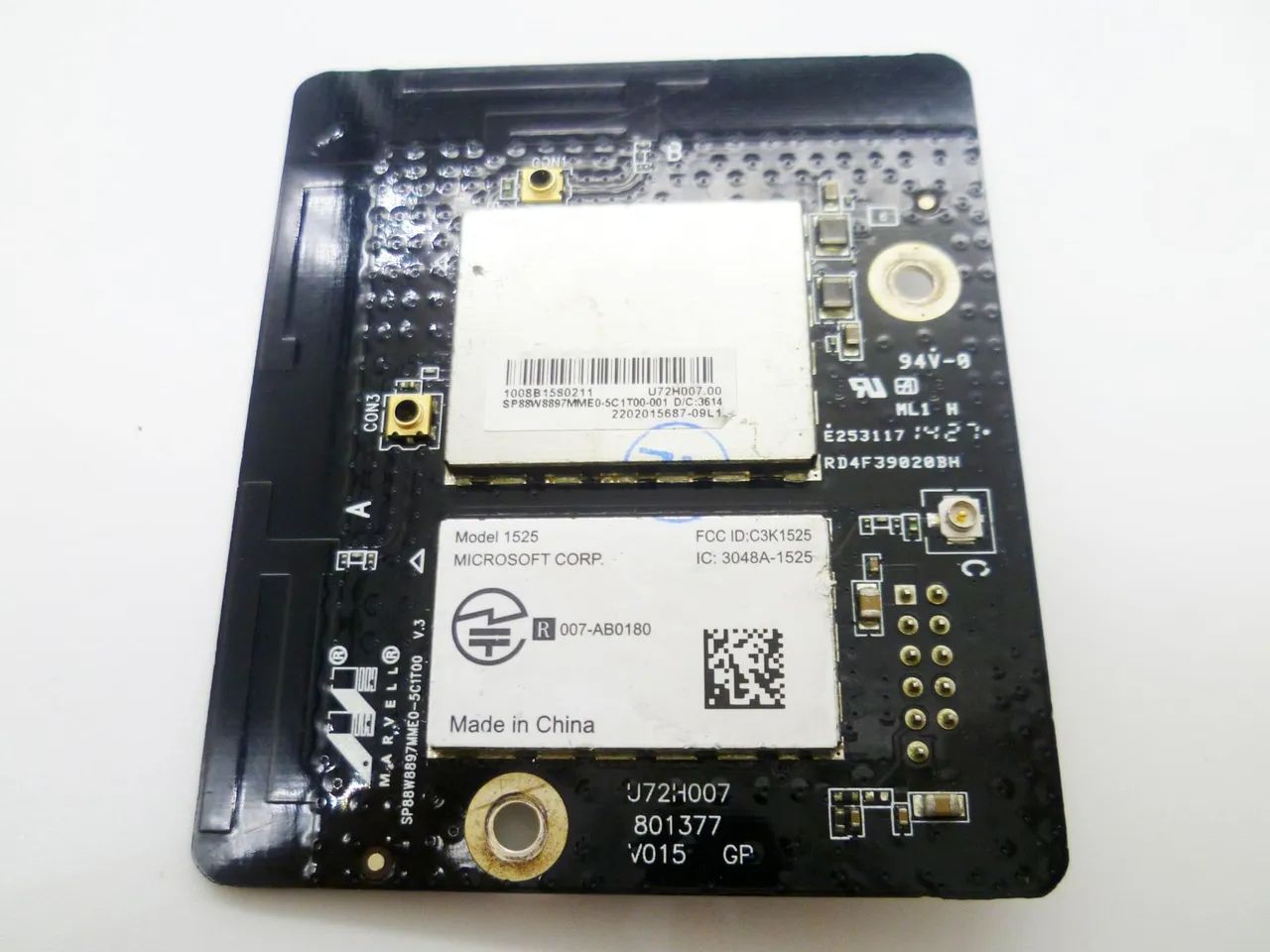 placa de módulo Wi-Fi e Bluetooth (Model 1525) 