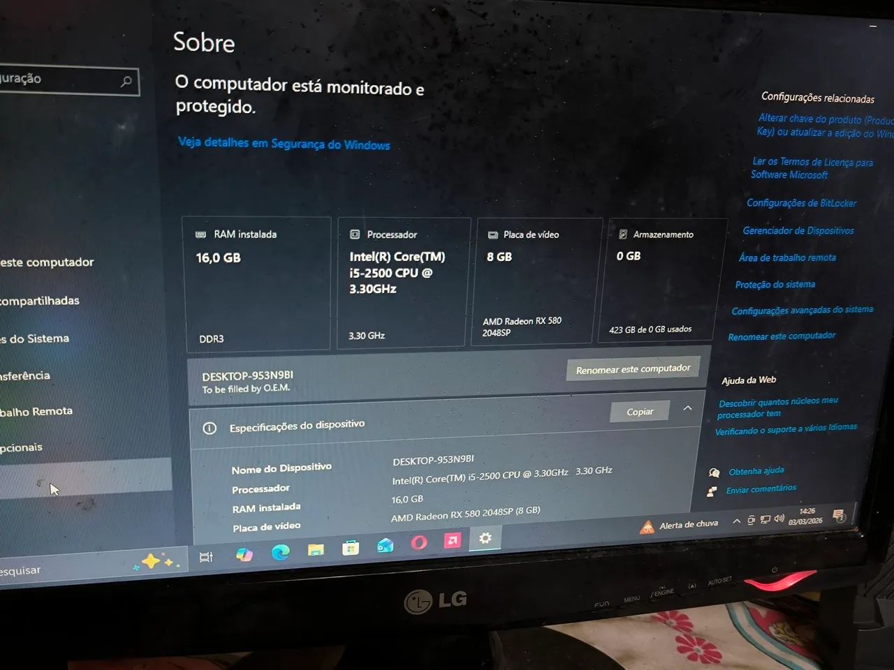 Pc completo rx580 8gb - Foto 5