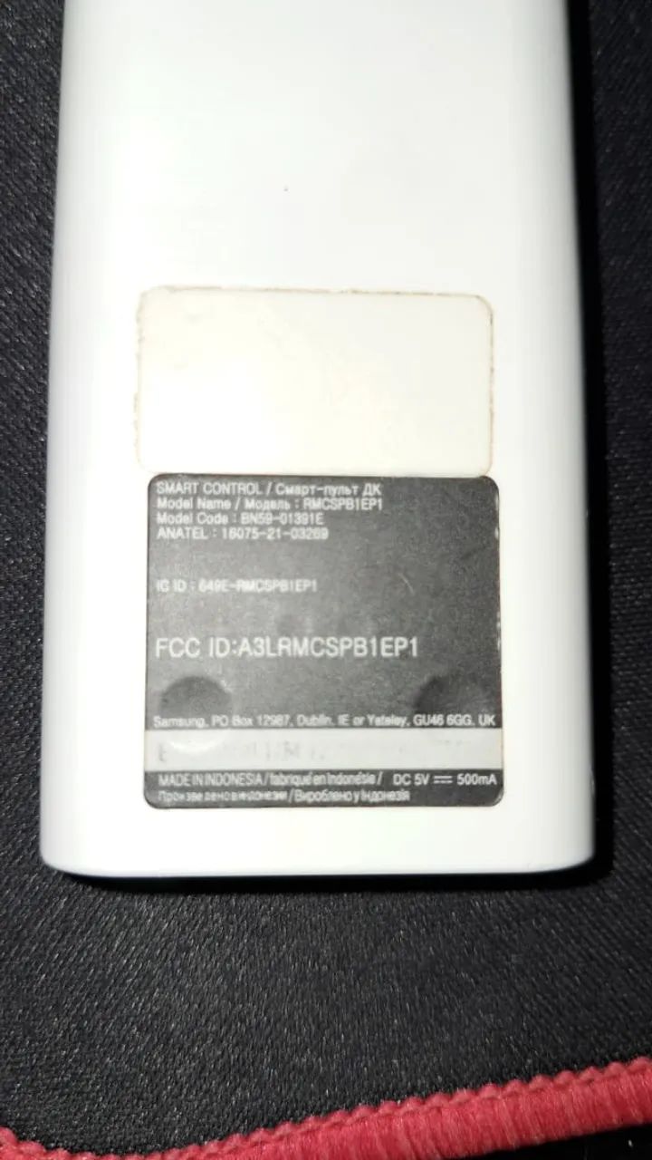 Controle Remoto Original Samsung The Frame SolarCell BN59-01391E - Branco - Comando de Voz - Foto 2