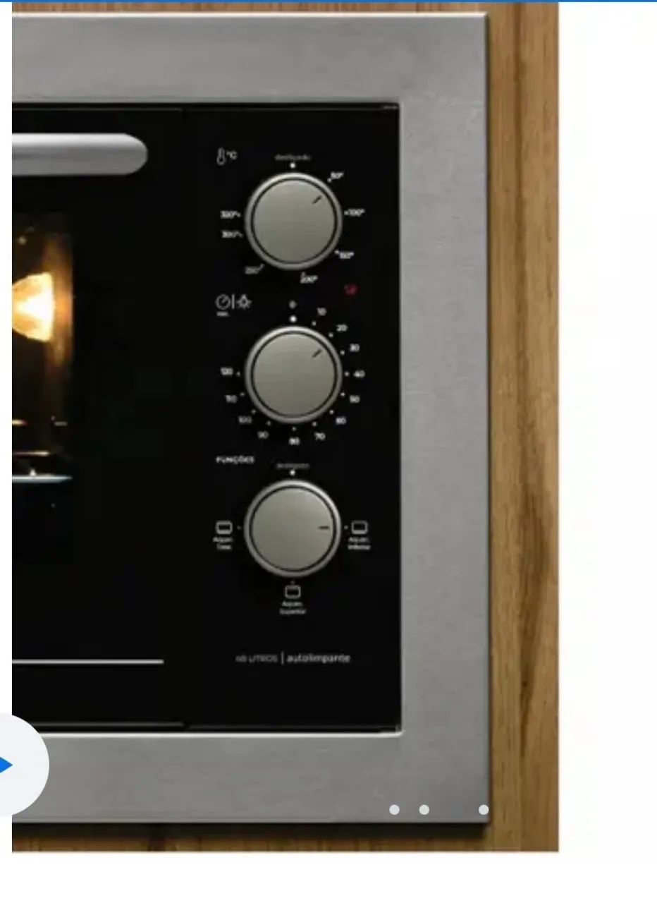 Forno elétrico, novo, na caixa, R$800,00