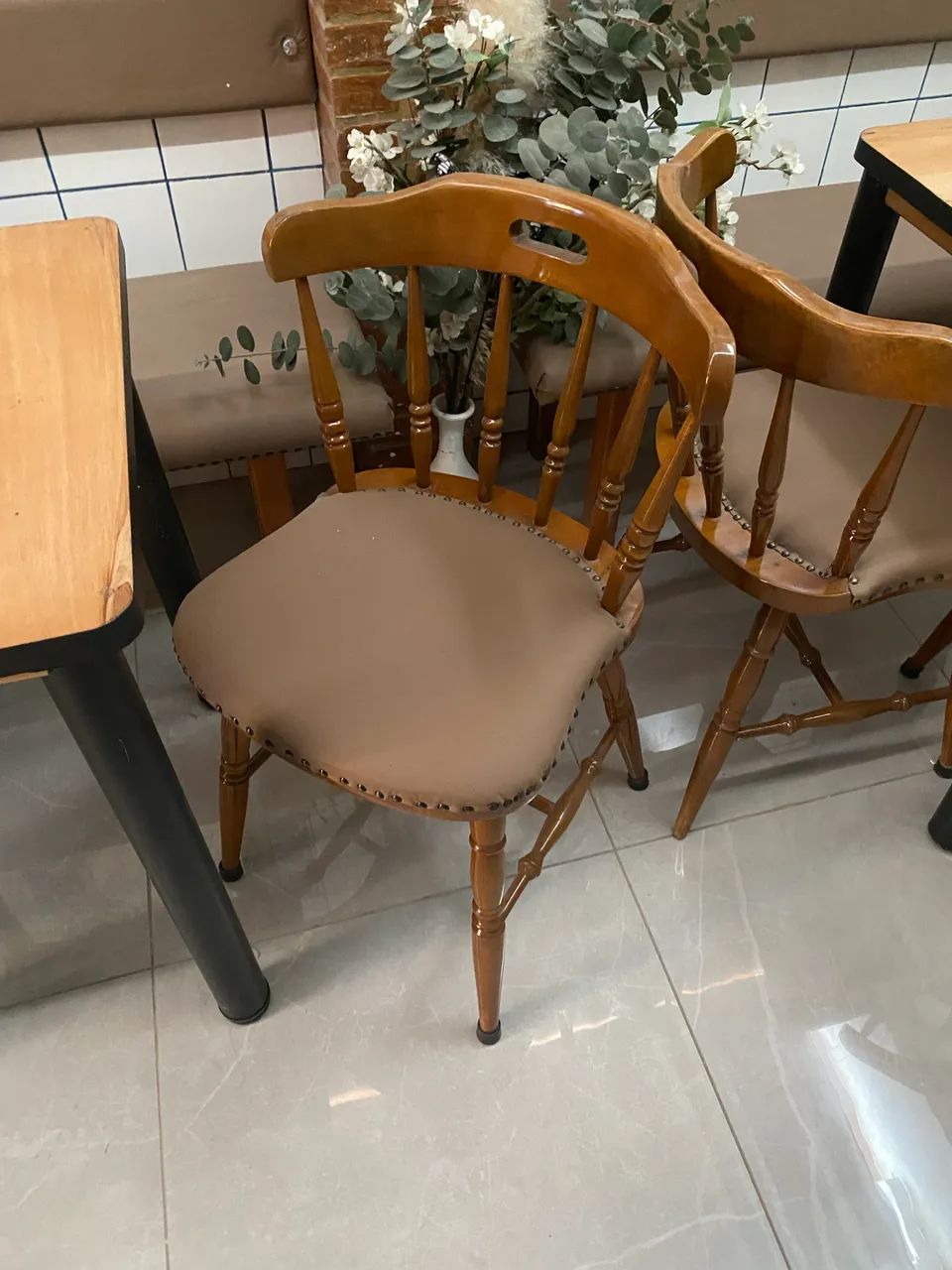 Cadeira estofada