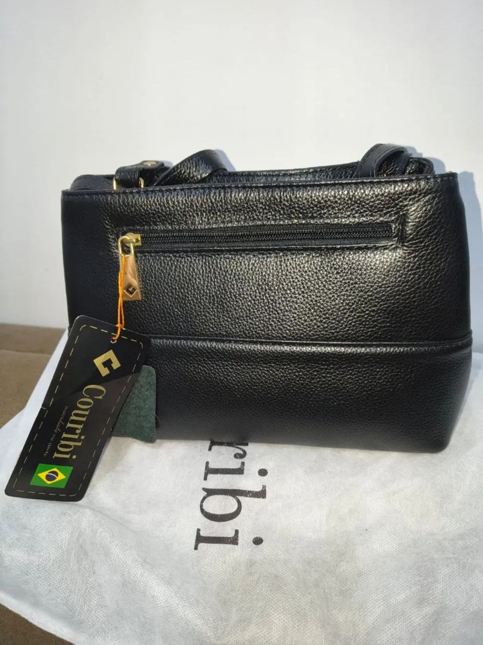 Bolsa nova em couro legítimo  - Foto 4