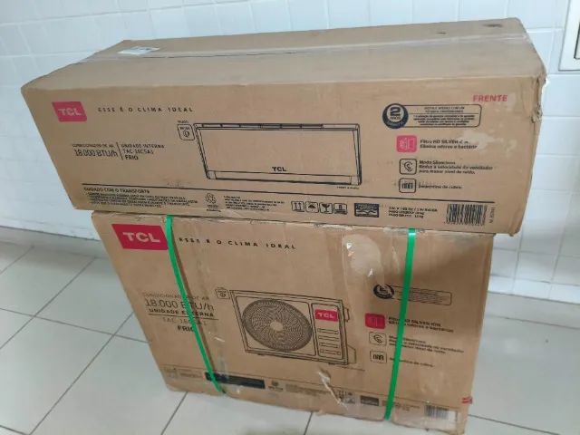 Ar Split TCL 18000 BTUs + Novo + Nota + 1 Ano Garantia Fabrica + Cartão 12x!!  - Foto 2