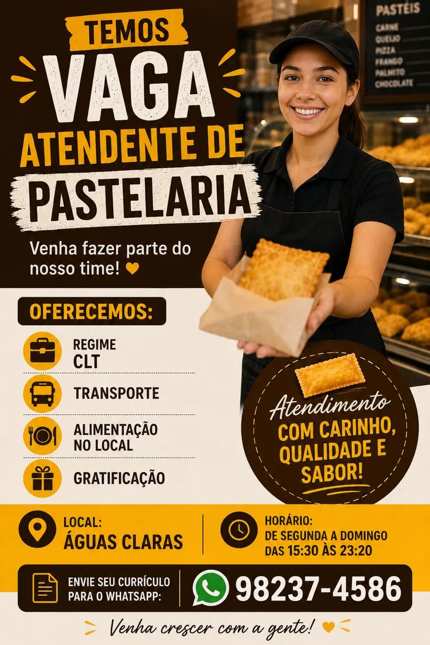 Atendente de Pastelaria