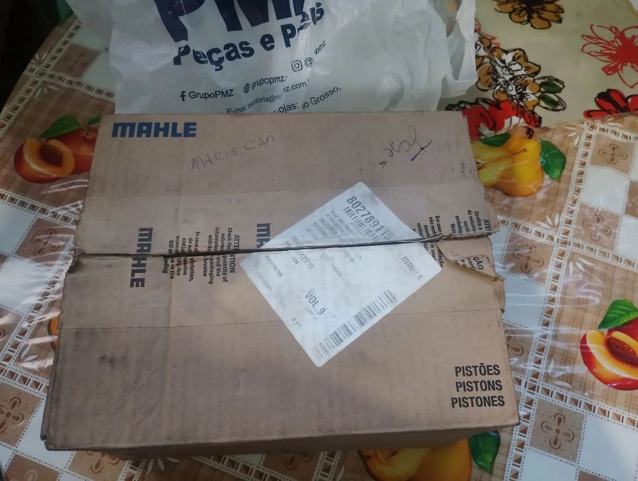Vendo conjunto de pistões e bronzina de biela, para carro modelo Palio 1.4