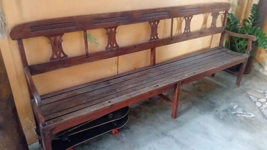 BANCO MADEIRA DE LEI RÚSTICO - Foto 2