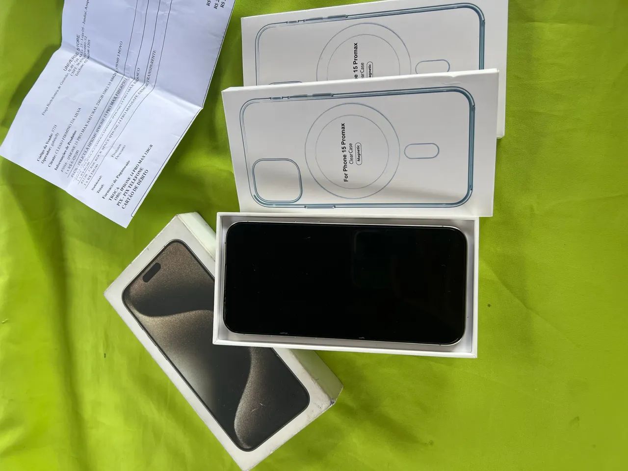 Apple iPhone 15 Pro Max 256GB エクスプレス交換品 iPhone 15 pro max 256gb com acessórios - Celulares e Smartphones