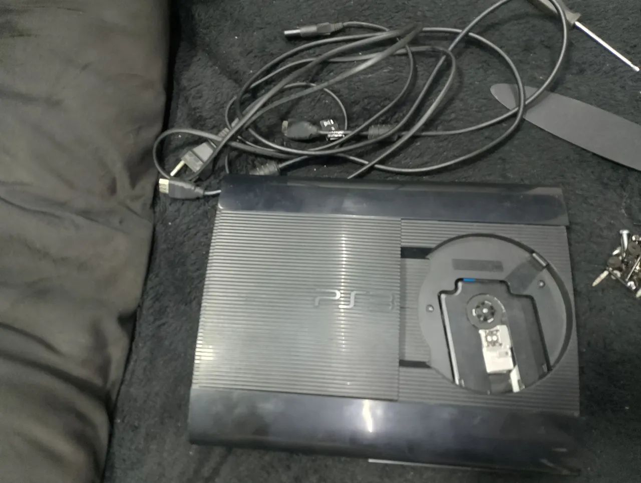 PS3 super slim com defeito  - Foto 4
