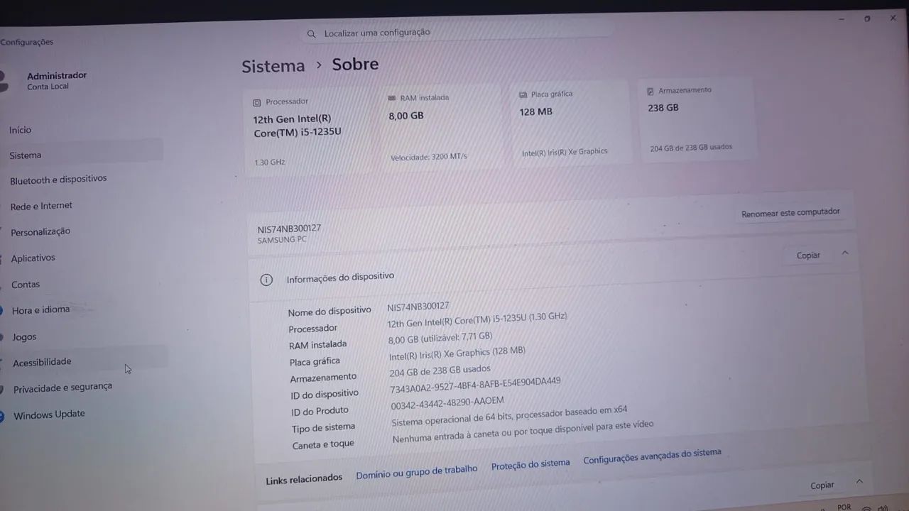 Galaxy book i5 12°