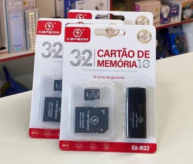 Cartão de Memória 32GB 3 em 1 KAPBOM KA-M32