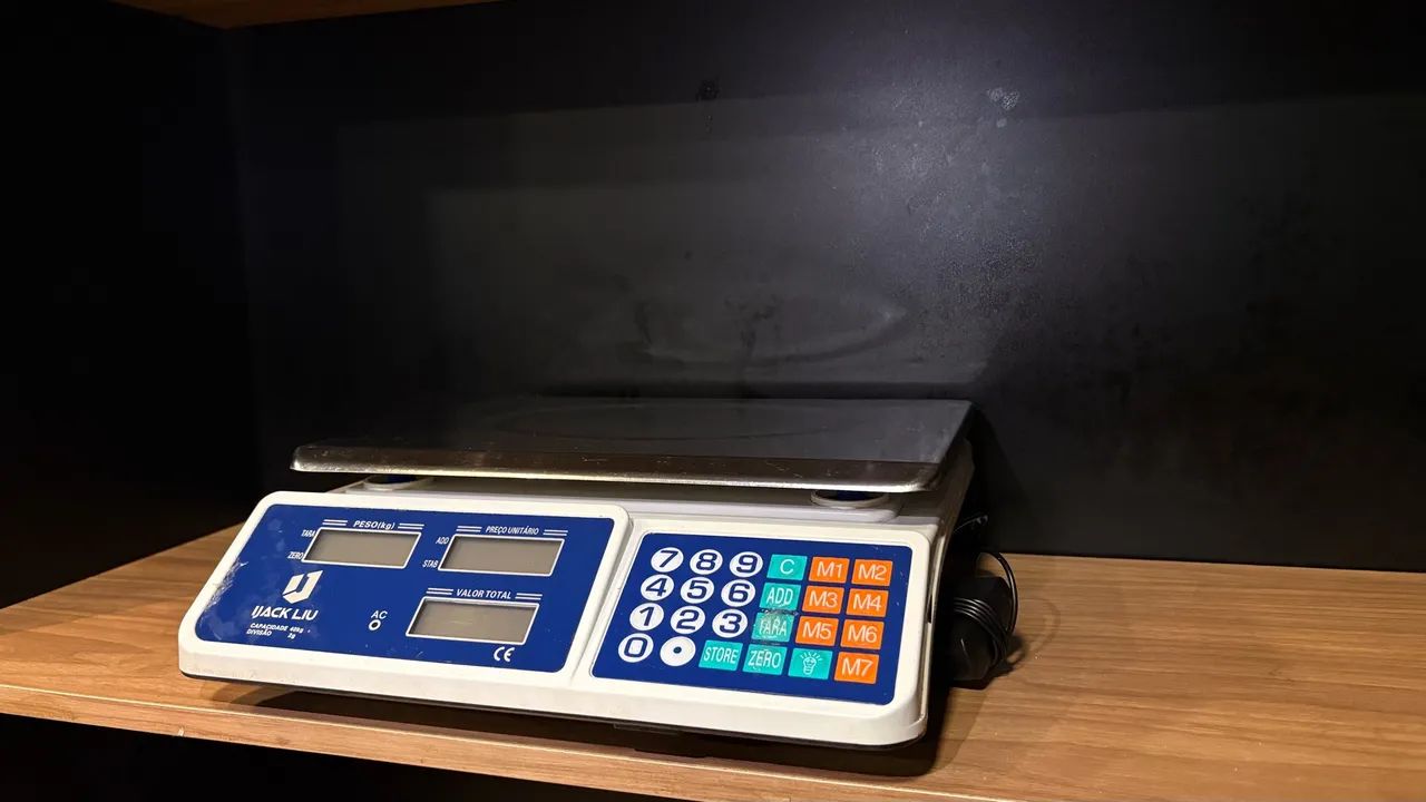 Balança comercial digital 