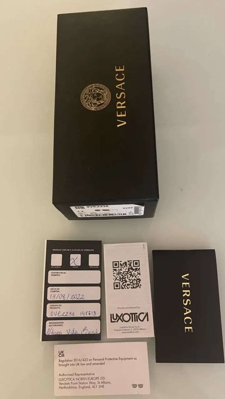 Vendo óculos Versace original - Foto 2