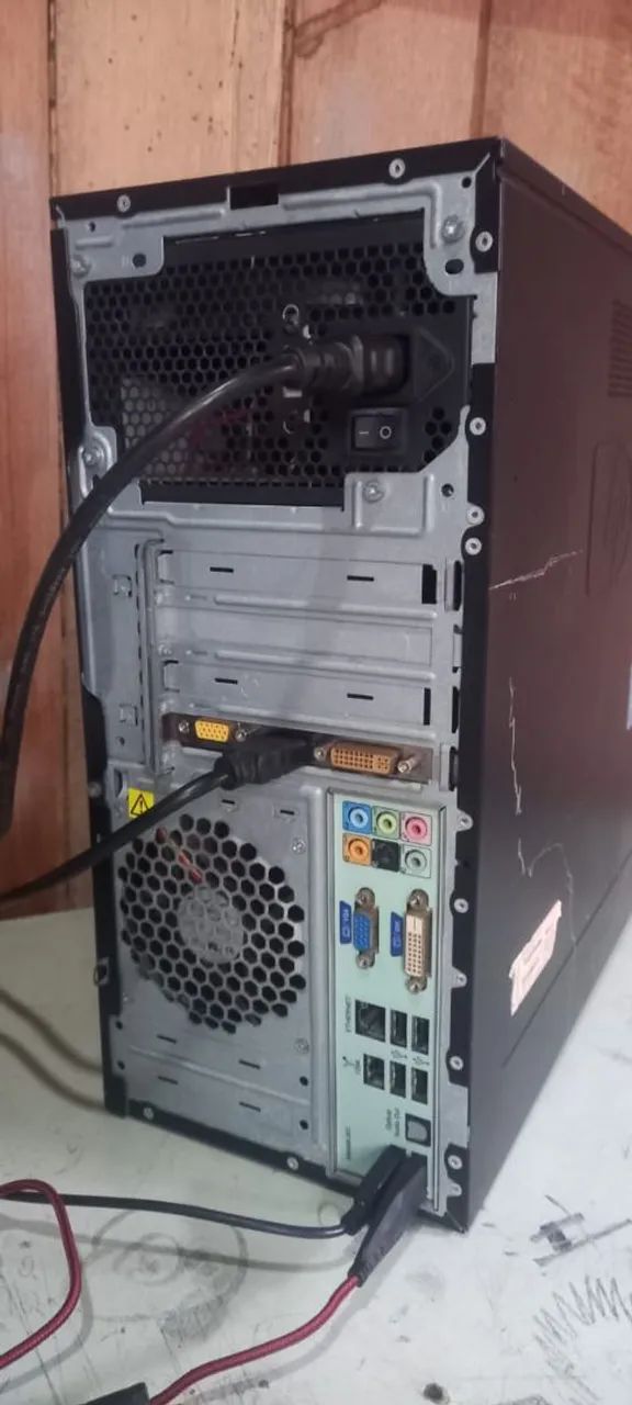 CPU HP CORE i3 com 4GB HD 160gb placa de e fonte de 500w - Foto 5