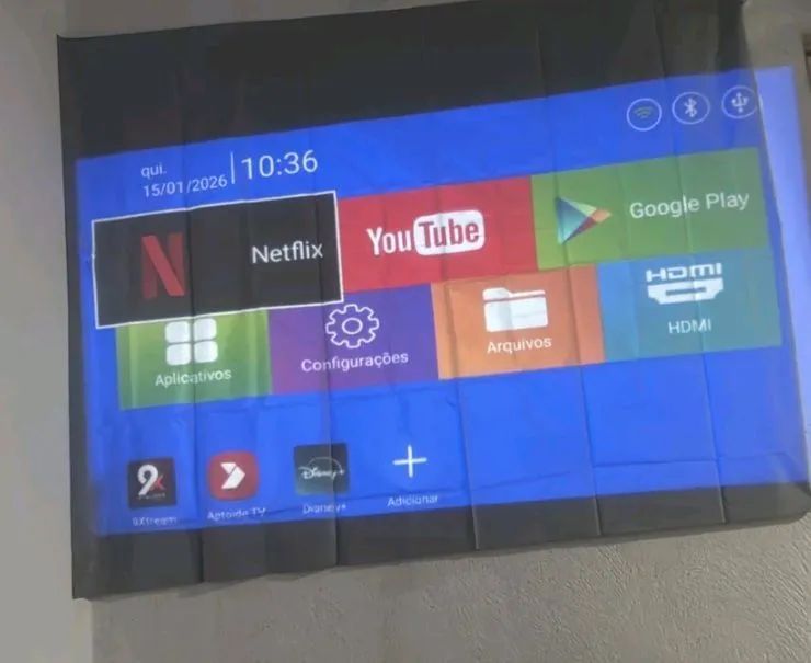 Tela projeção cinza 100polegadas  - Foto 3