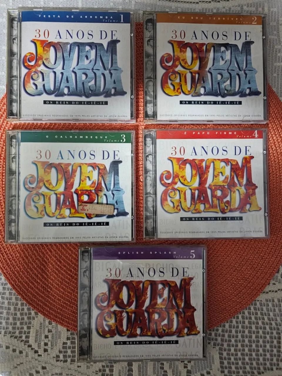 5 CDs 30 ANOS DE JOVEM GUARDA
