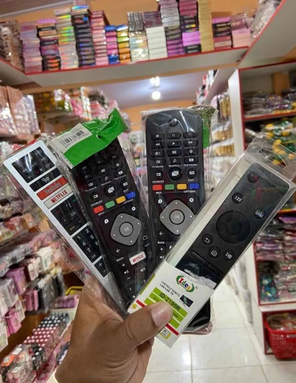 Controle de TV smart 