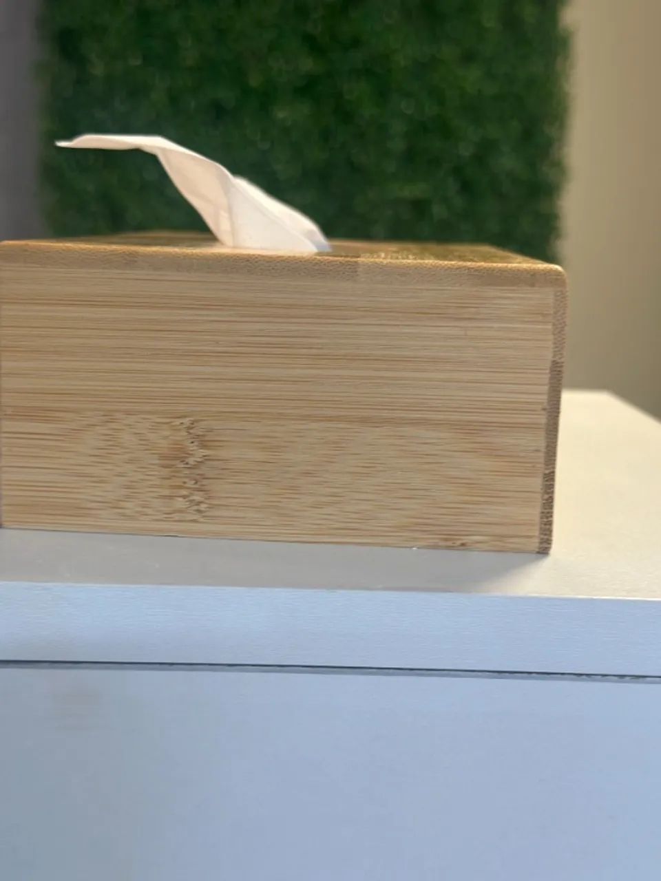 Caixa Porta Lenços De Papel Retangular Em Bambu Interfolhas - Foto 4