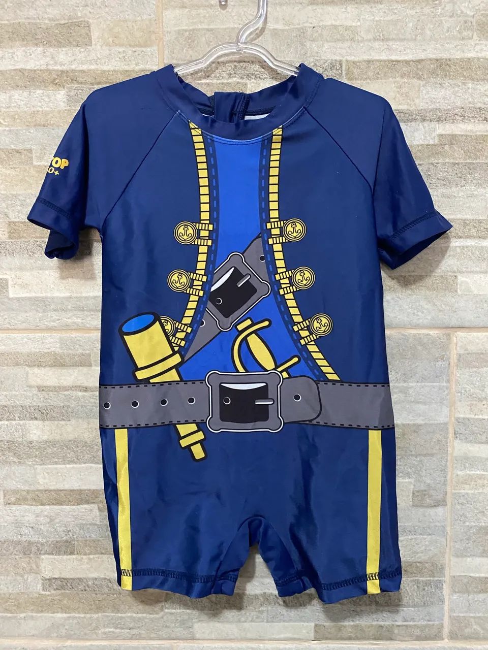 Macacão de banho infantil com  proteção
