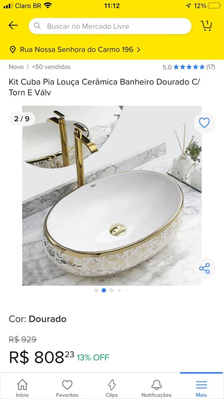 KIT CUBA PIA LOUÇA CERÂMICA  - Foto 4