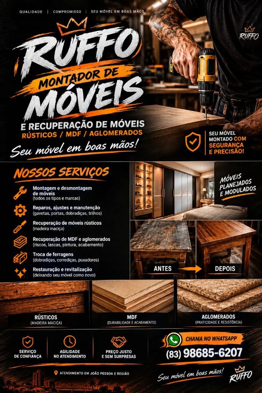 Ruffo montador e recuperação de móveis  - Foto 2