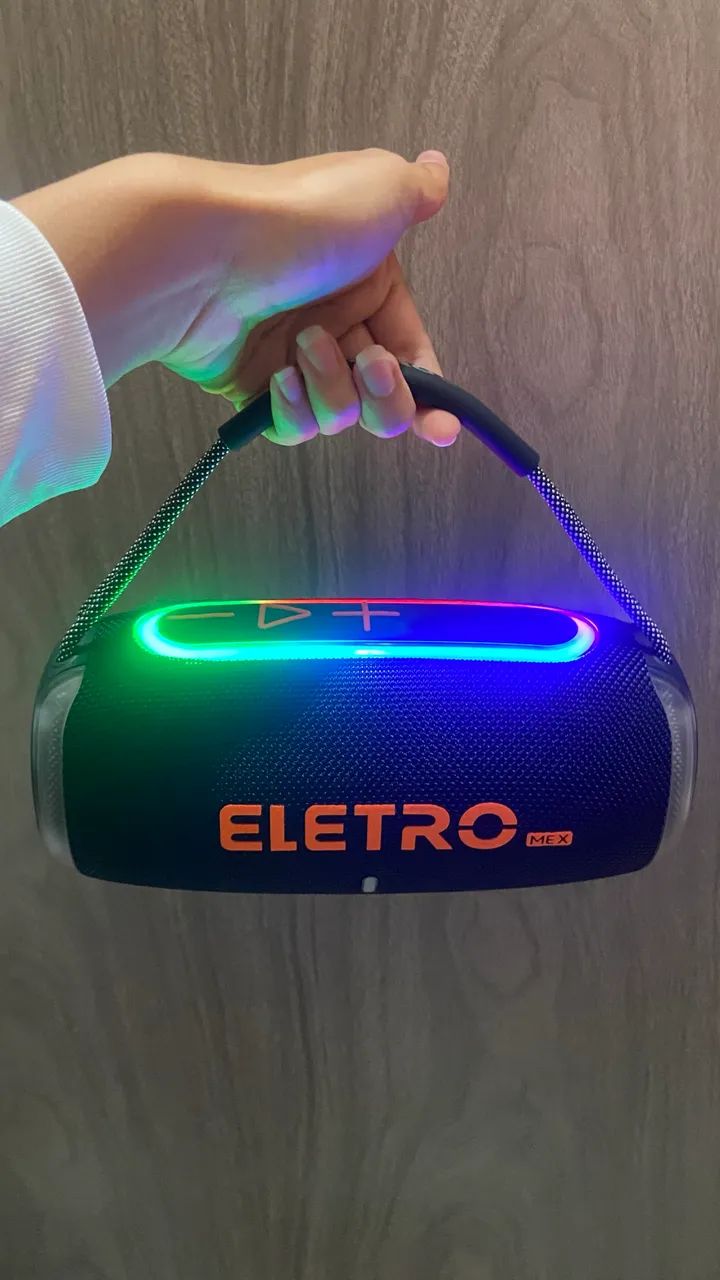 Caixa de Som Bluetooth 50W Eletromex | Entrega Imediata Hoje - Foto 5