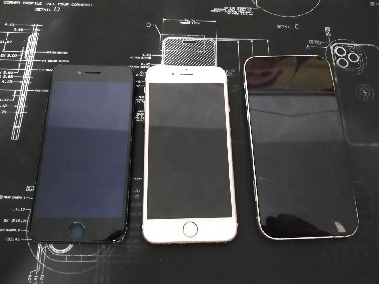 iPhones com defeitos 