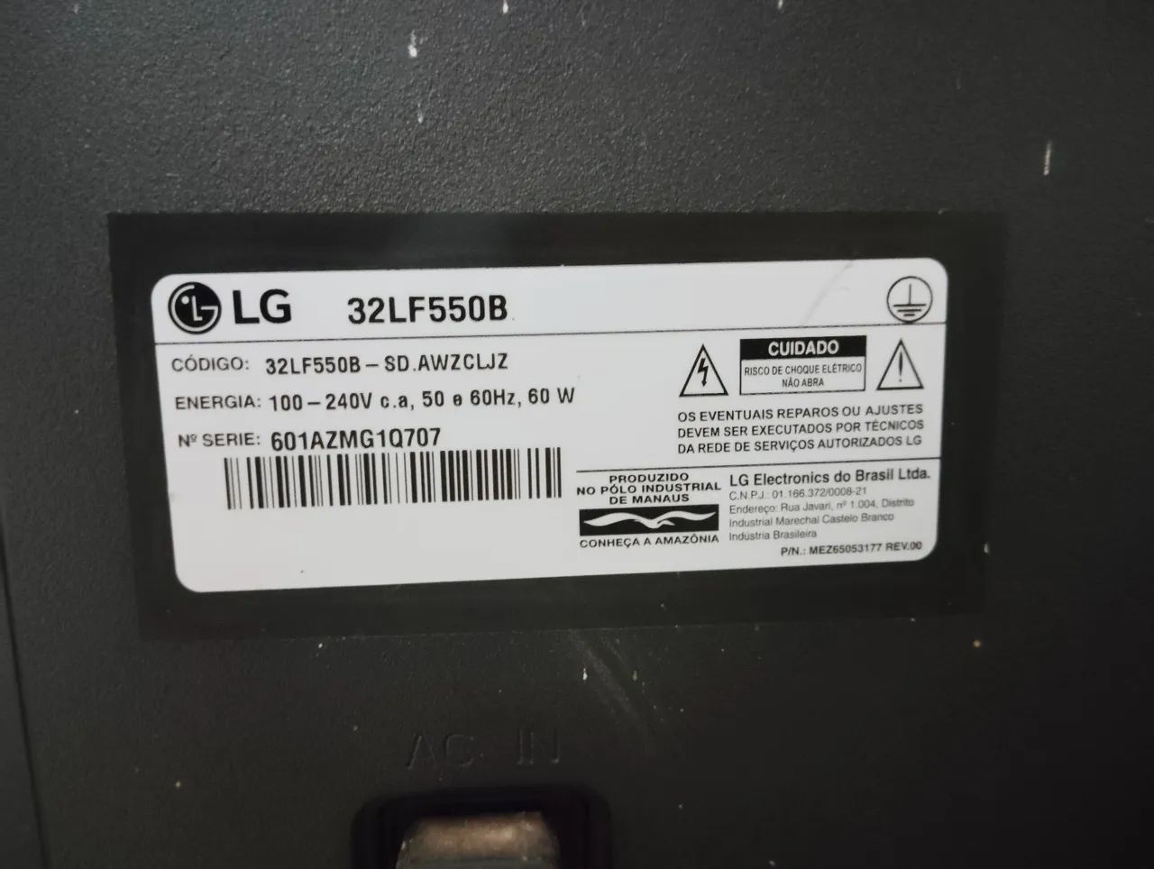 Tv LG LED 32 polegadas - Foto 3