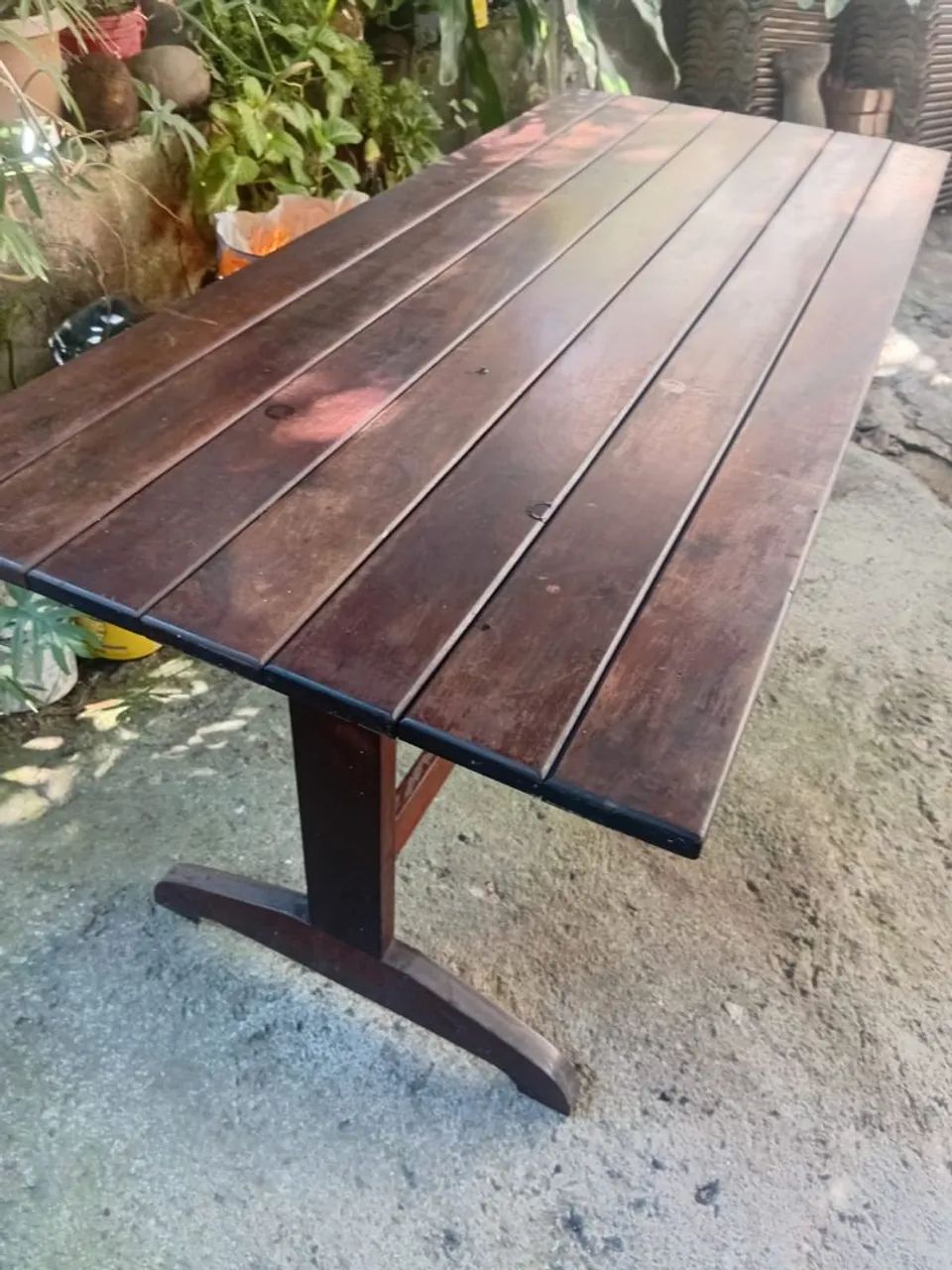 Mesa de madeira maciça  - Foto 2