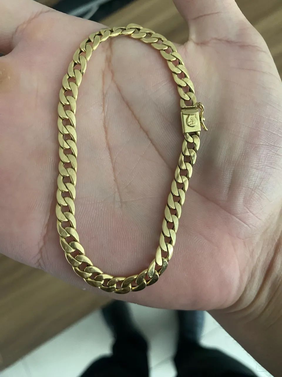 Pulseira cuban ouro 18k  - Foto 2