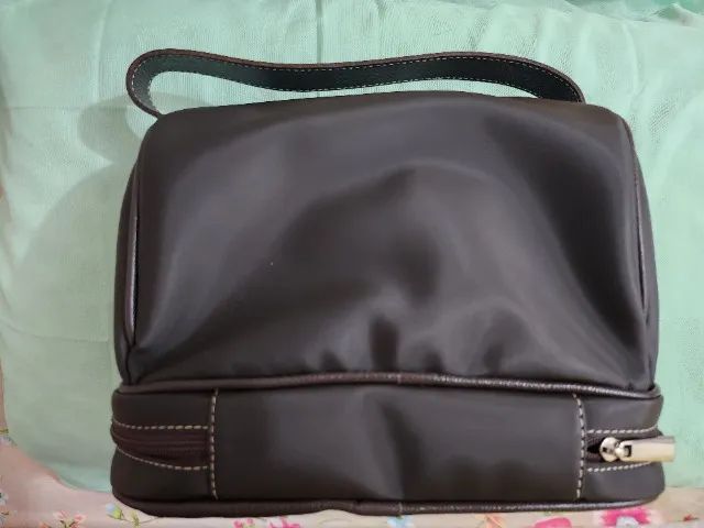 Necessaire marrom grande (NOVA) - Foto 4