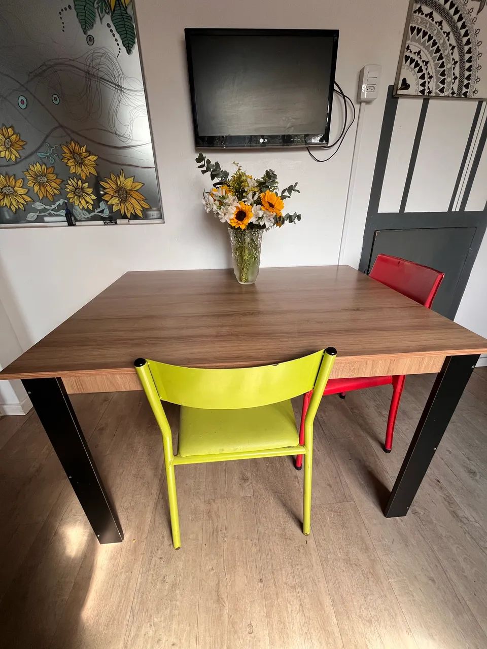 Mesa jantar ótimo estado 1,20x0,90 - Foto 4
