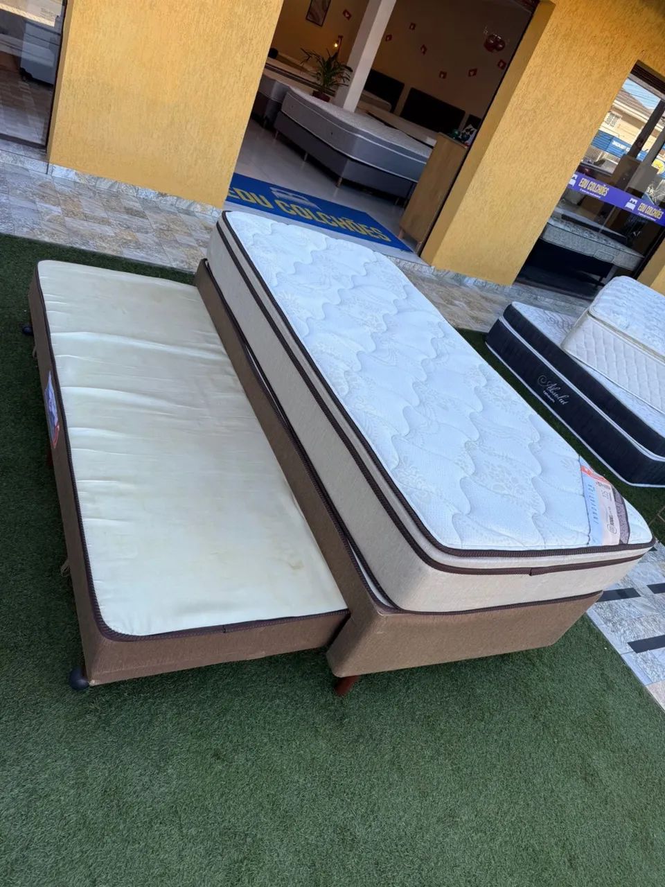 Cama de Solteiro com bicama auxiliar Castor - Entrego!  - Foto 3