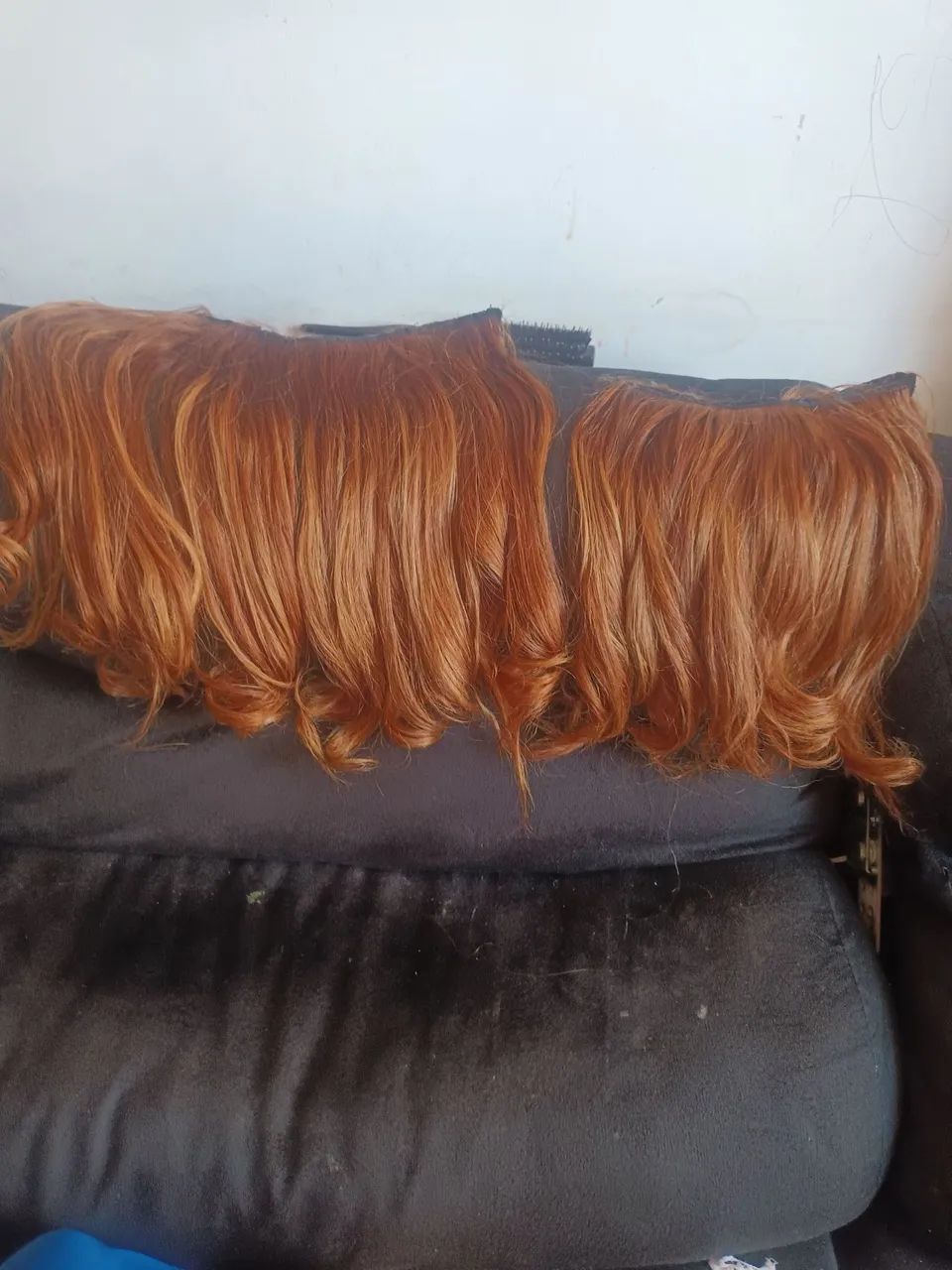 Cabelo humano 2 telas 40cm  190