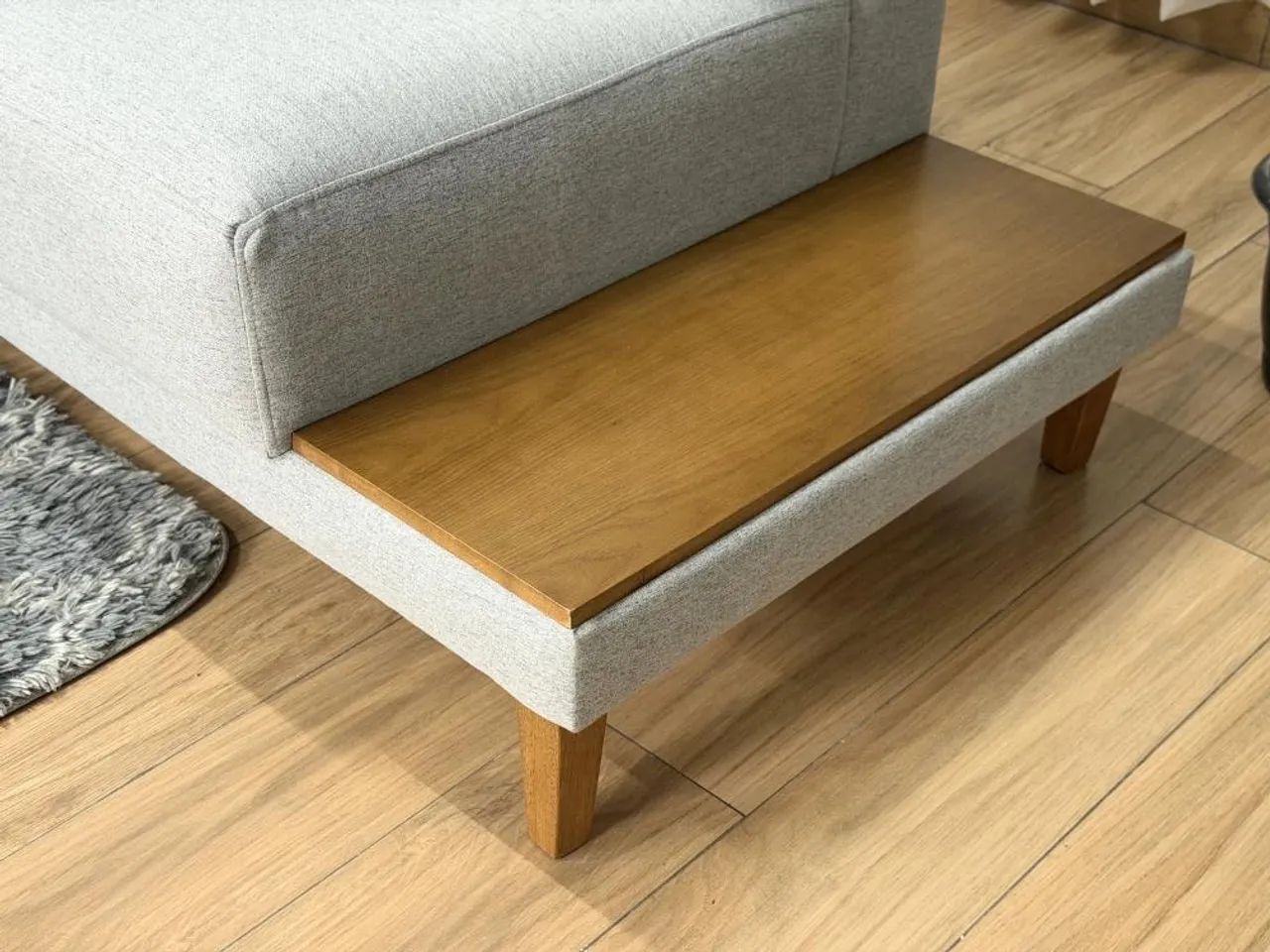 Sofá Com Chaise Líbano Design Moderno l87 - Foto 3