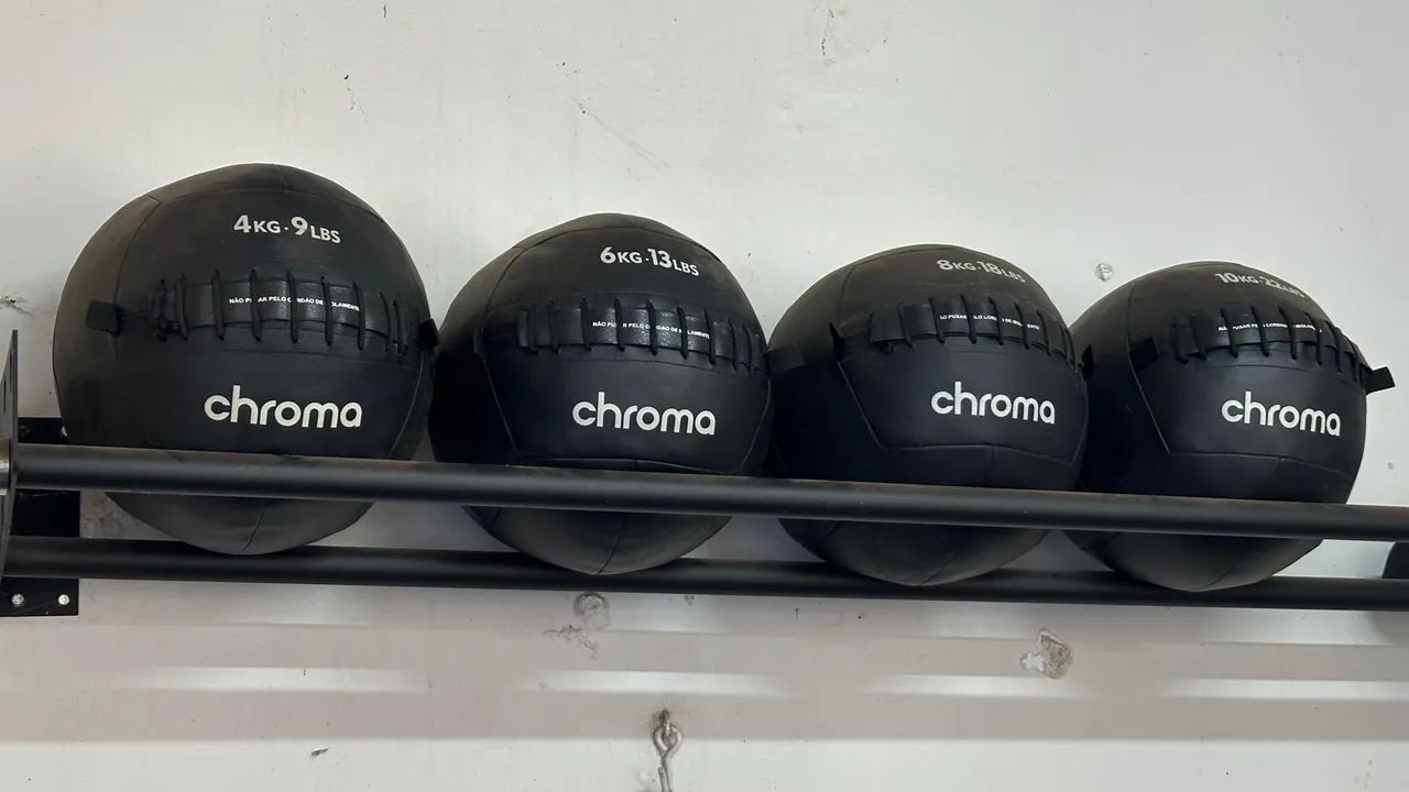 4 Wall Balls com suporte de parede - Foto 5