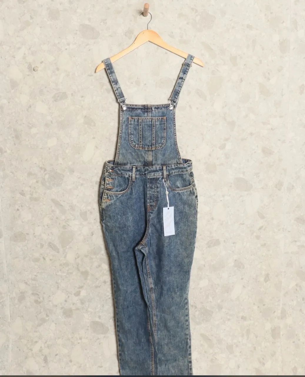 Jardineira Jeans 40 Denim Zero - Foto 2