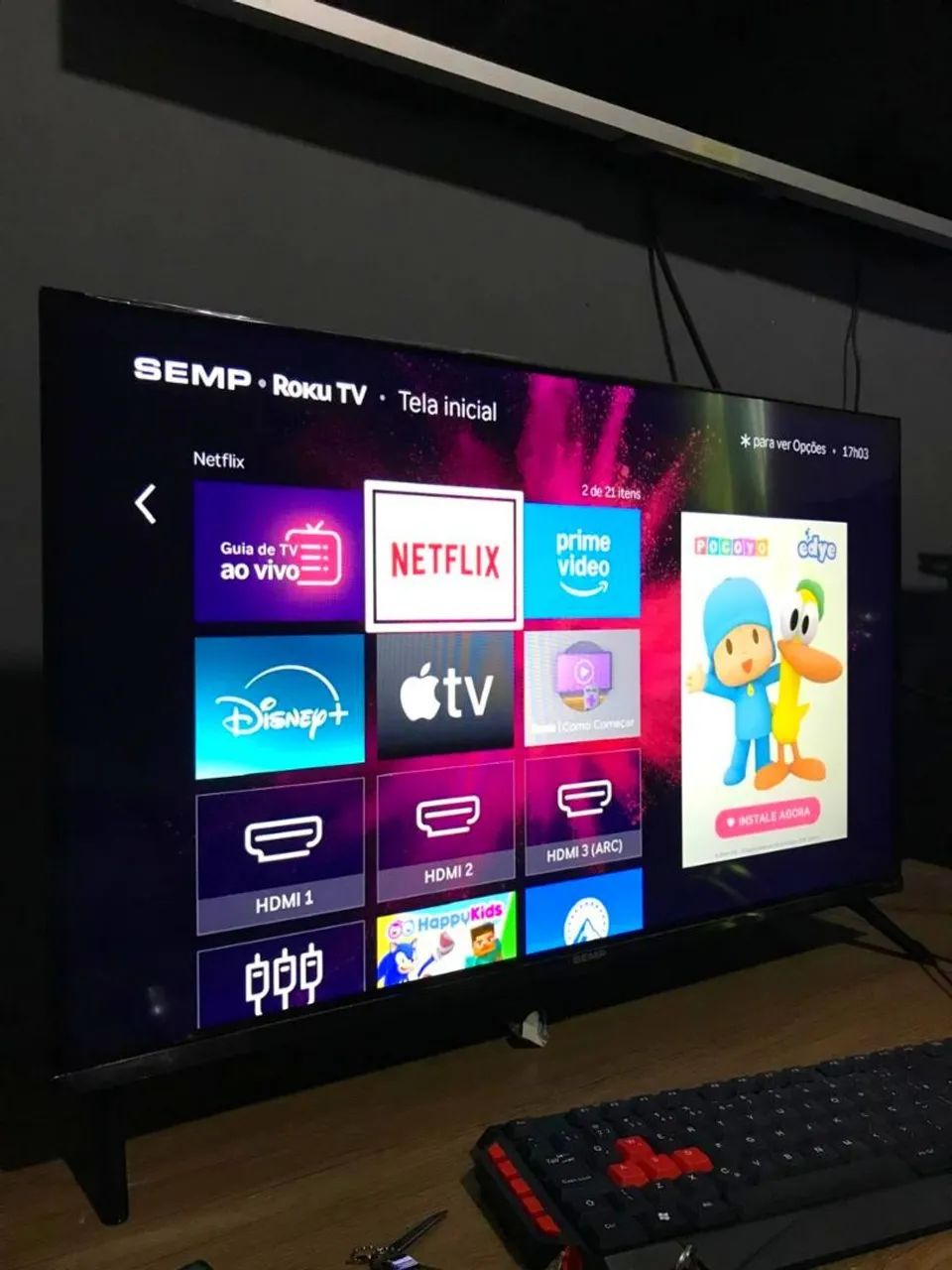TV smart 32 polegadas  - Foto 3