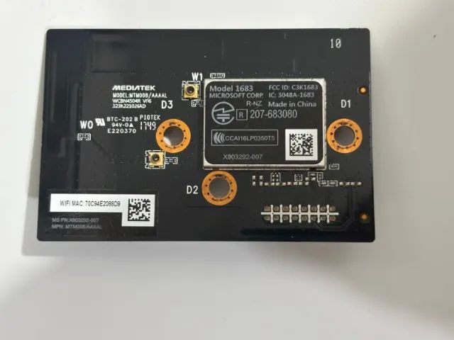 Placa Módulo Wi-Fi Bluetooth Xbox One S - 1683 - Foto 4