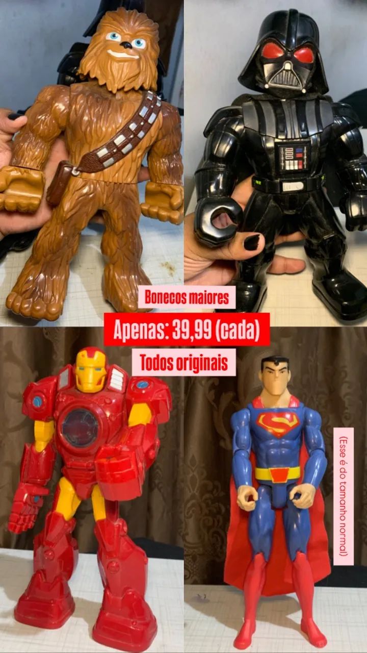 Bonecos originais (MARVEL e DC) - Foto 5