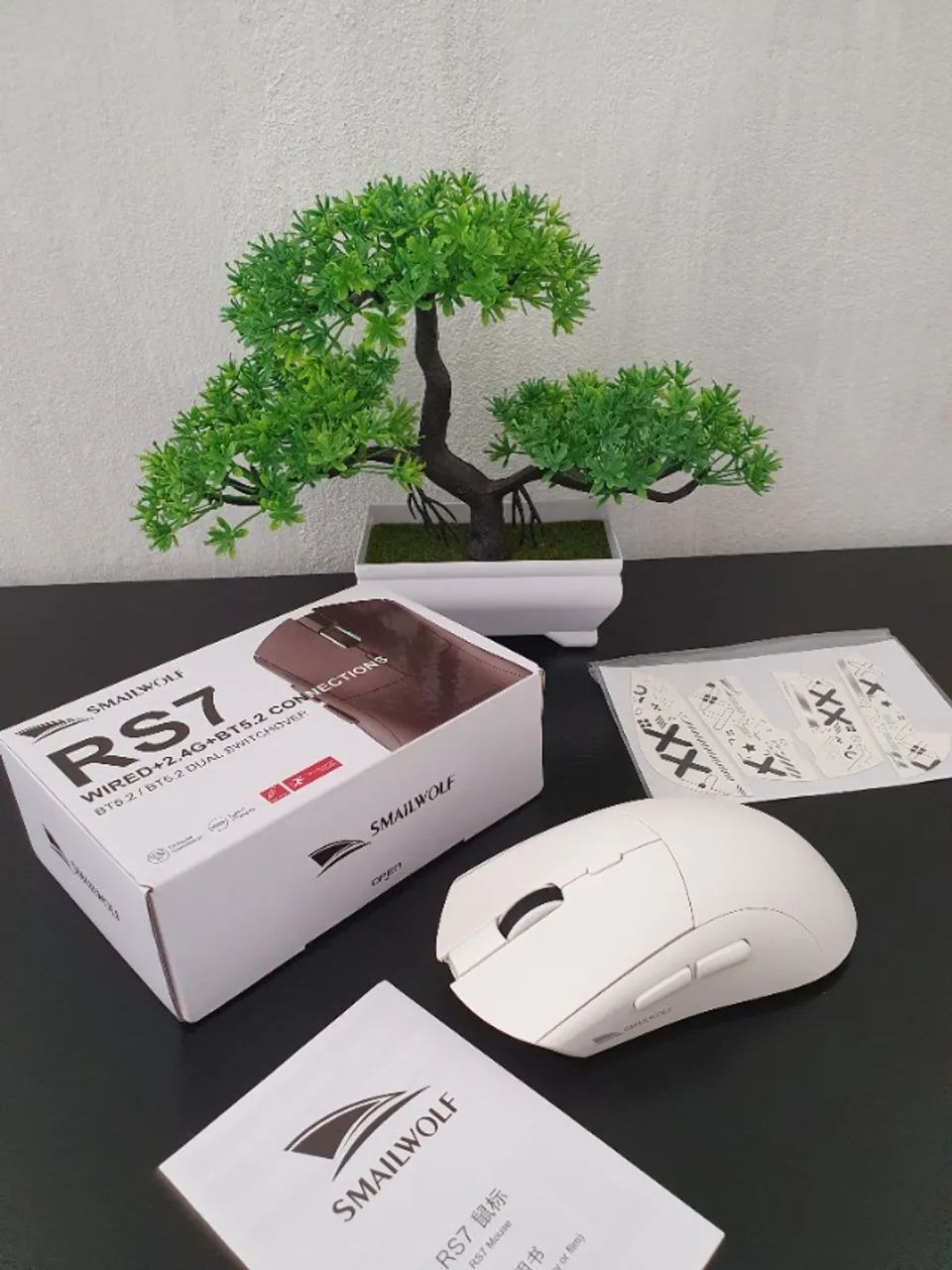 Mouse SMAILWOLF RS7 Gamer 20.000 DPI Tri-Mode - Foto 2