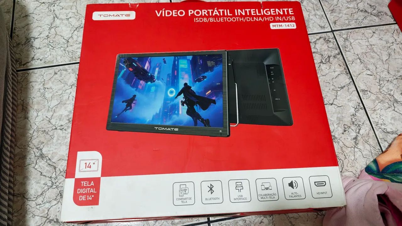 Tv portátil com bluetooth e miracast - Foto 2