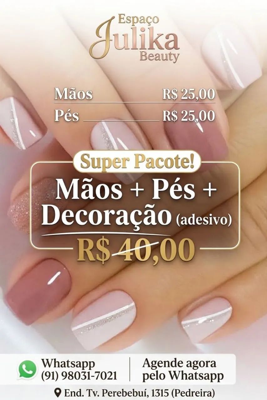 Promoção Manicure