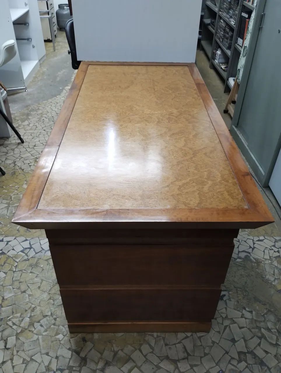 Escrivaninha para escritório antiga 160 x 80 - Foto 4