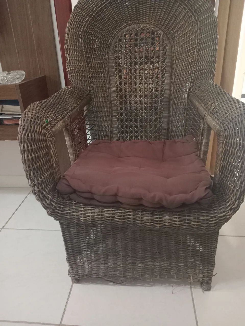 Poltrona de JUNCO(fibra natural)