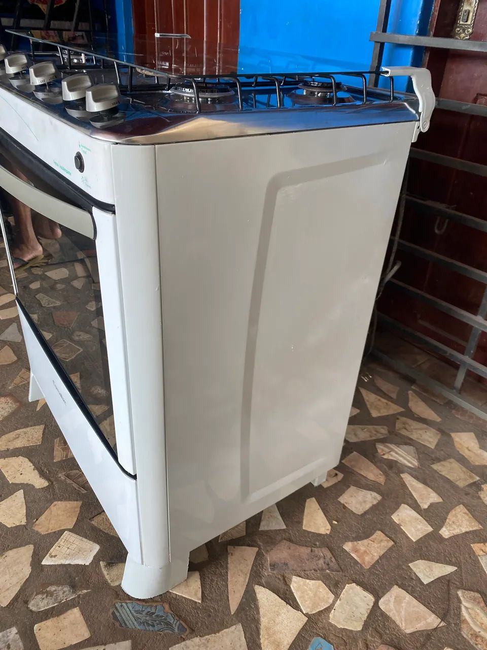 Fogão 5 bocas Esmaltec branco com acendimento elétrico. ENTREGO - Foto 4