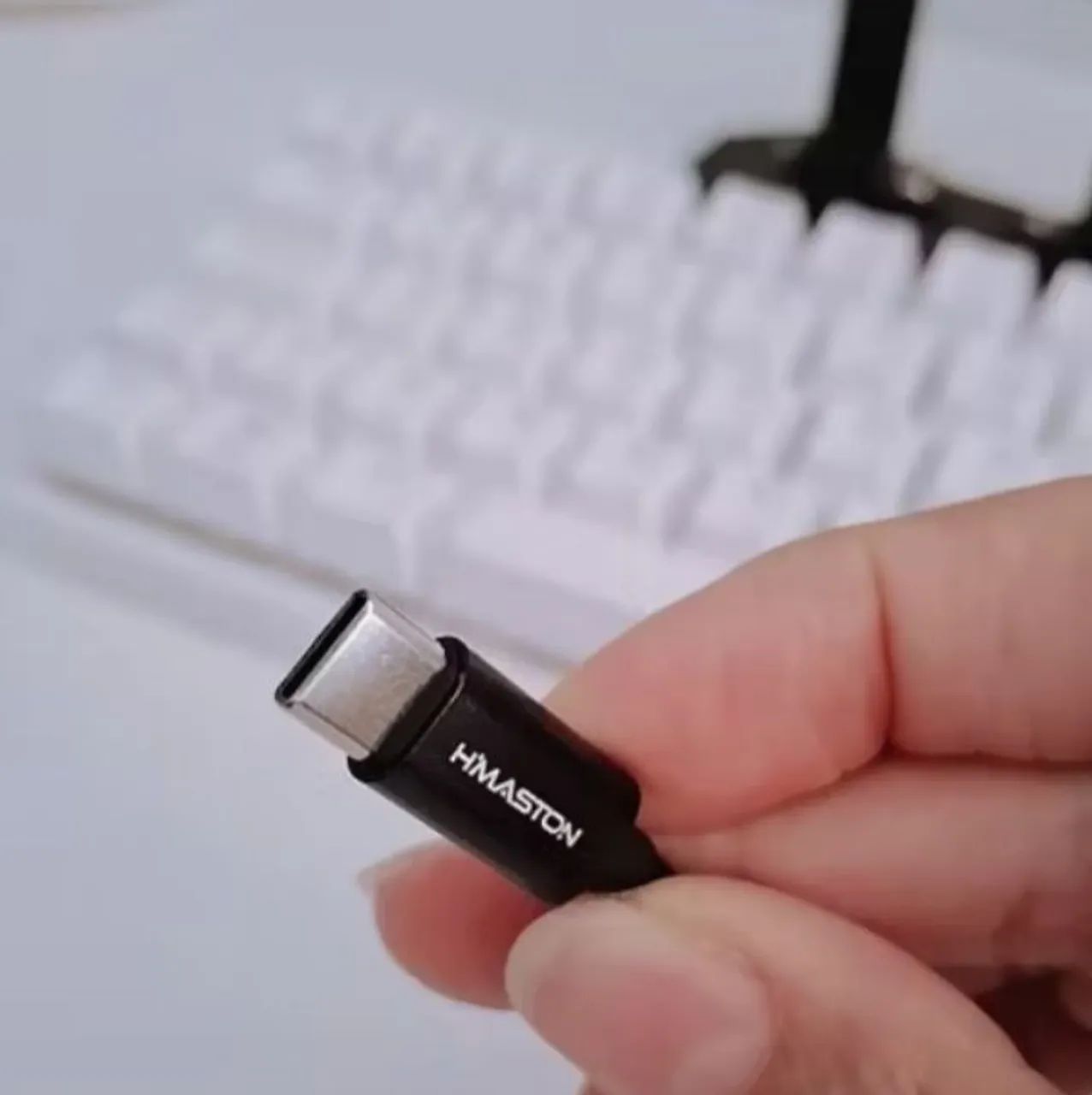 Cabo OTG USB Tipo-C - Conecte Pendrive, Teclado e Mouse no Celular com Facilidade - Foto 2