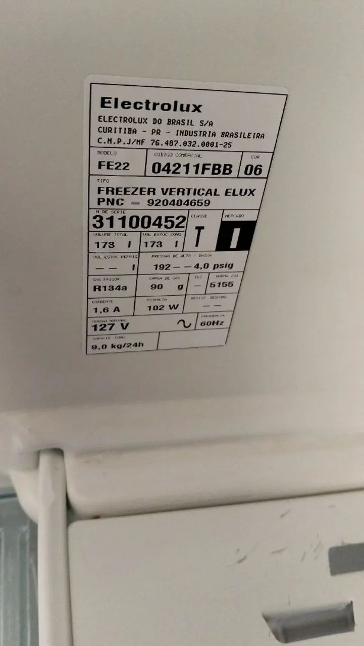 Freezer etrolux vertical Fe22 - Foto 5