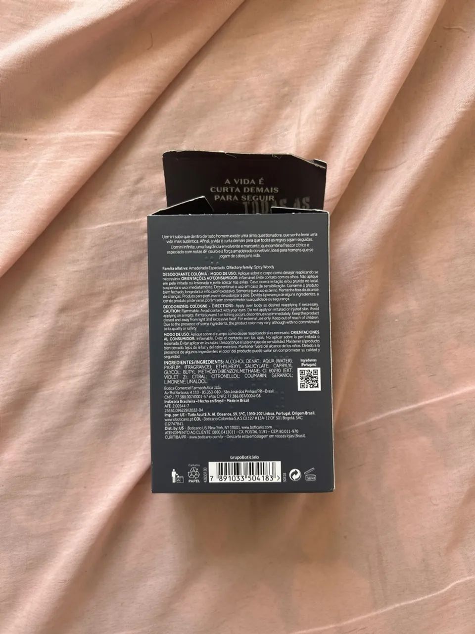Caixa original de perfume Uomini Infinite ? nova - Foto 2