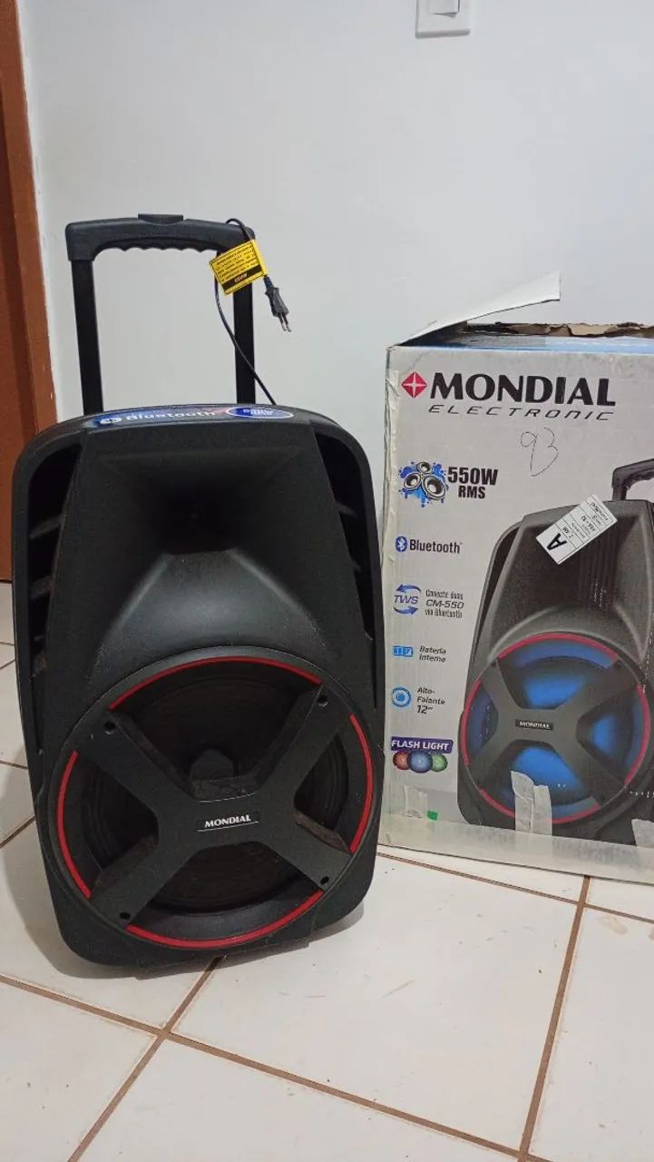 CAIXA DE SOM MUNDIAL 550W